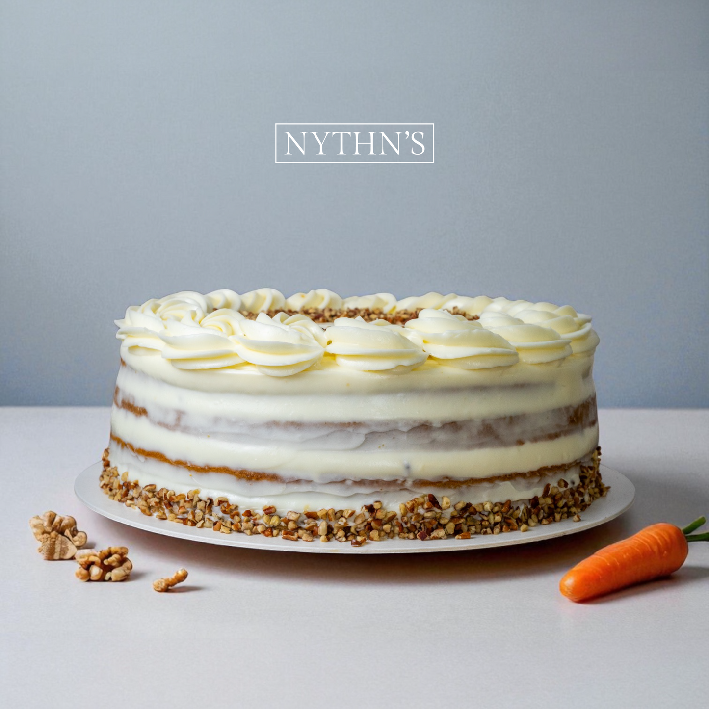 Pastel Premium de Zanahoria Real