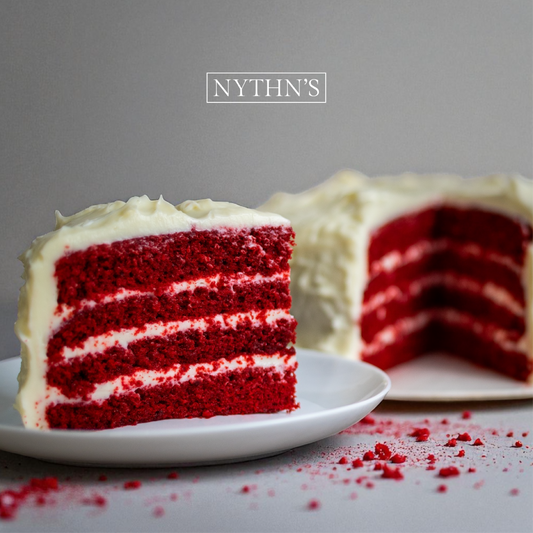 Pastel Premium Elegancia de Terciopelo Rojo