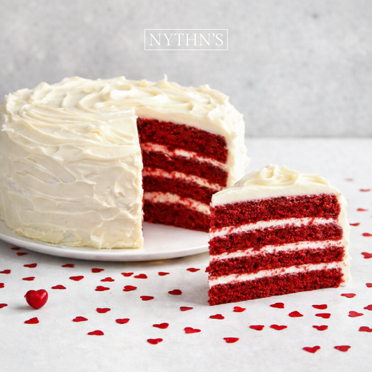 Pastel Premium Elegancia de Terciopelo Rojo